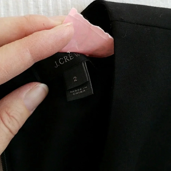||J. CREW|| black wool sheath dress - Picture 6 of 7